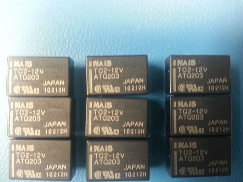 1 TUBE OF 50 PCS TQ2-12V RELAY TELECOM DPDT 1A 12V