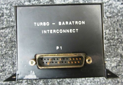 APPLIED MATERIALS TURBO-BARATRON INTERCONNECT MODEL 8100 S P# 01-81917-00/C