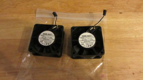 2- NMB-MAT 24vdc 2410ML-05W-B60 0.17A Driver Cooling Fan.