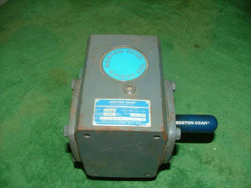 Boston Gear Series 700 Speed Reducer Cat# F715-5-85-G  60 3/4&#034; Shaft. Looks Nice