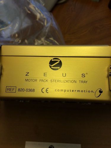 ZEUS Motor Pack Sterilization Tray 820-0368 Computermotion NIB