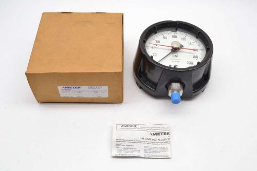 NEW AMETEK 1981 SOLFRUNT USG 0-200PSI 4-1/2 IN 1/4 IN NPT PRESSURE GAUGE B441395