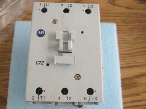 Allen-Bradley Model: 100-C72*00 Contactor, Series. B w/ 100-S Aux., Series B&lt;