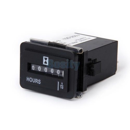 Sys-3 0.3w ac100-250v 6-digital display electromechanical car boat hour meter for sale