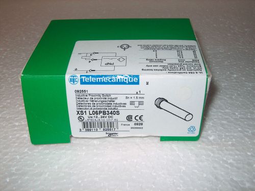 SCHNEIDER / TELEMECANIQUE INDUCTIVE PROXIMITY SWITCH XS1 L06PB340 S *NEW*