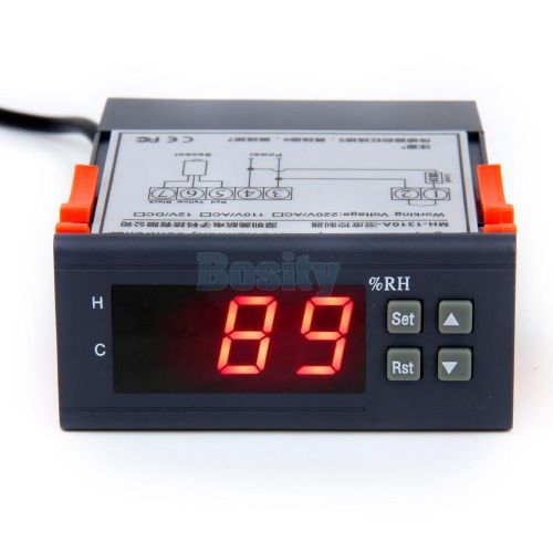 110V Digital Air Humidity Control Controller Range 1%~99%  with Sensor Probe