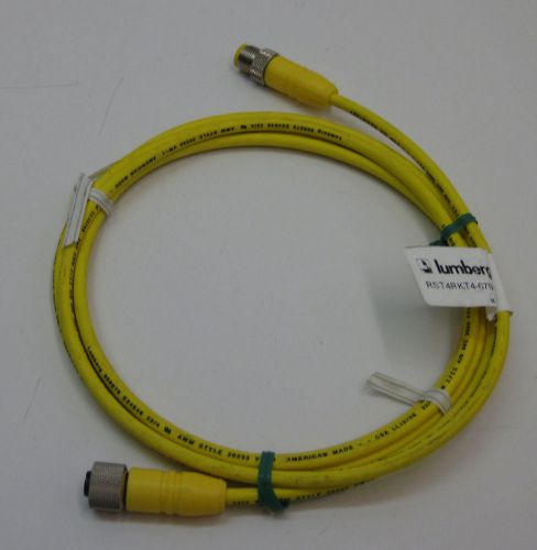 LUMBERG M12 FEMALE DOUBLE-ENDED CORDSET 4 POLE 2 METER RST4RKT-679/2M