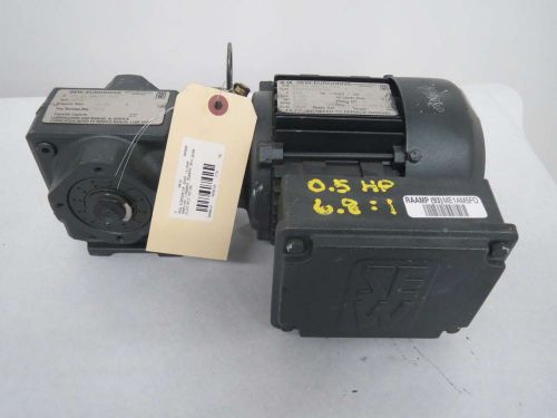 SEW EURODRIVE SA37 6.8:1 1/2HP 460V-AC 1700/250RPM 3PH GEAR MOTOR B369210