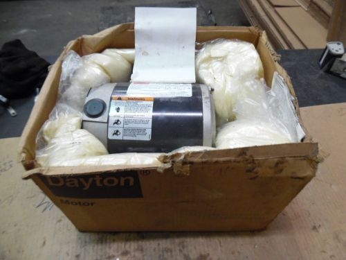 DAYTON 5K696P INDUSTRIAL MOTOR, 1/2 HP, 1725 RPM, FR 56, 115/230 V, NEW