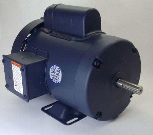 Leeson 1/3hp 1ph 3450rpm 48 frame 115/208-230v 1/2&#034;shaft tefc #102016 for sale