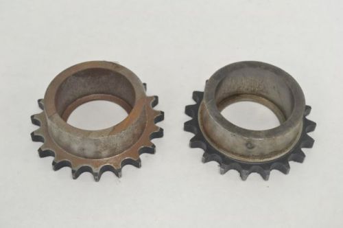 LOT 2 MARTIN 08B19 CHAIN SPROCKET 19 TEETH 40MM BORE 64MM HUB DIAMETER B231108