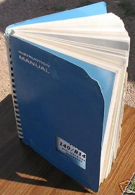 TEKTRONIX 140/R140 NTSC SINGAL GENERATOR MANUAL-lot#220