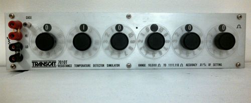 Transcat 7010T Resistance Temperature Detector Simulator