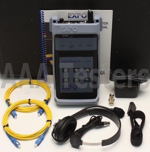 EXFO VCS-20A Multifunction Fiber Optic Talk Set VCS20A