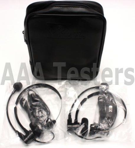 2 ideal head sets talkset for lantek 6 6a 7 7g 3010-70-0015 for sale
