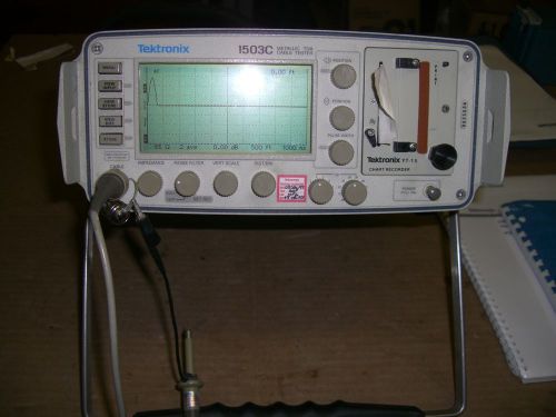 Tektronix 1503C Metallic TDR Cable Tester   04 YT-1 Recorder