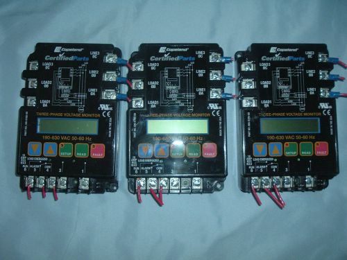 copeland three-phase voltage monitor   lot of 3