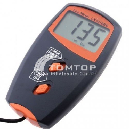 Pro 100,000 lux digital lcd lumen meter photometer luxmeter 3 range light tester for sale