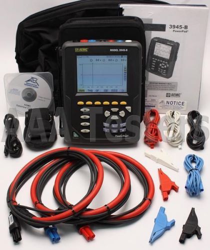 Aemc 3945-b powerpad three-phase power quality analyzer meter true rms 3945 for sale