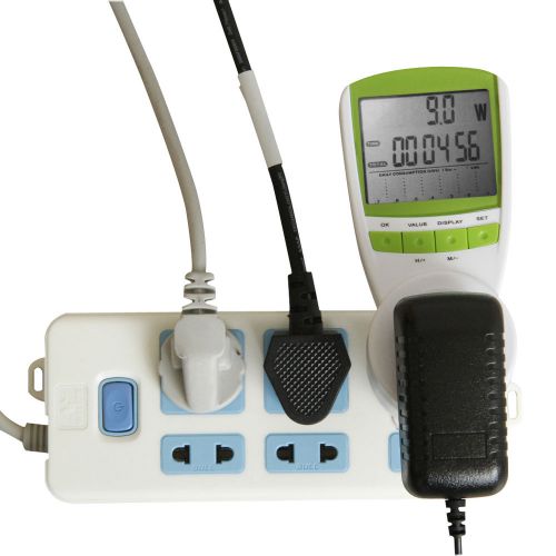 Lcd power energy meter watt voltage volt kwh monitor analyzer electricity plug for sale