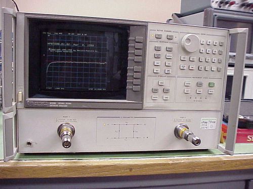 HP AGILENT HP-8720B NETWORK ANALYZER 130MHZ TO 20GHZ WITH NEW CALIBRATION