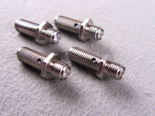 4 ea. SMA Bulkhead Feed-Thru Adapters Female to female