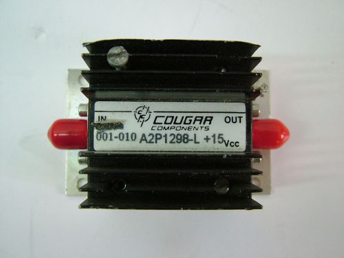 RF 1 WATT AMPLIFIER 10MHz - 1.2GHz COUGAR A2P1298-L GAIN 11db PO 30dbm