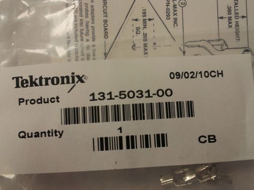 131-5031-00  Test Connectors  (PK 25 EA) 136-0962-00 AND 131-4209-00 (2 packs)