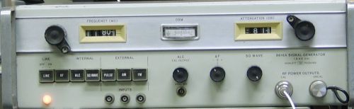 HP 8616A signal generator,1.8 GHz to 4.5 GHz , NIST calibrated