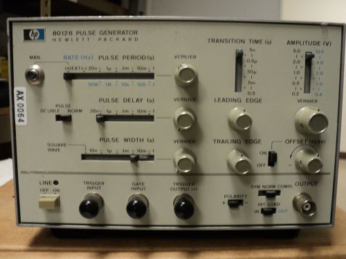 HP 8012B  PULSE GENERATOR    ***SOLD AS IS***