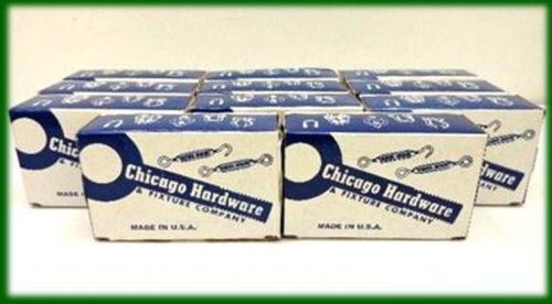 Lot of 11!! chicago hardware 50020-3 u-bolt 1/4&#034;x1-1/8&#034; x2&#034; for sale