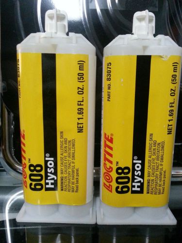 2 x  LOCTITE 608 83075 HYSOL EPOXY  ADHESIVE 1.69 OZ 50mL Free USA Shipping