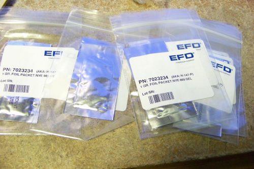 new efd nordson 7023234 or h-147-p nye 865 gel packet ~ 8 ct