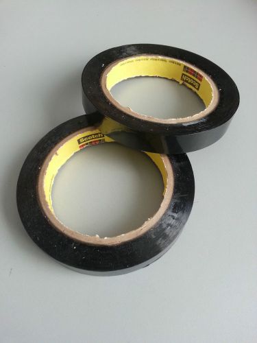 3M 850 Black Polyester Tape w/Acrylic PSA 5/8&#034; x 72&#039;