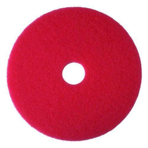 3M Industrial Market Center 5100-17 Red Buffer Pad 5100, 17&#034; Floor Buffer,