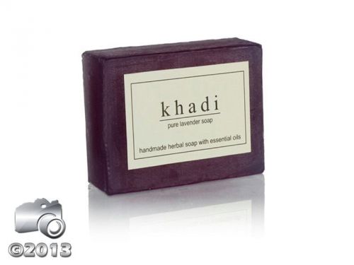 Khadi 100% pure herbal lavender soap body &amp; gives soft &amp; smooth feeling 250gm for sale