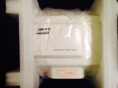 NIP AUTOMATIC HAND DRYER ELECTRIC AIRE LE1-115V WHITE-FREE SHIP U.S. U.S.