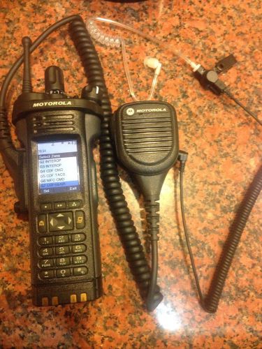 Motorola oem apx6000/apx7000 impres speaker mic with 3.5 mm audio jack pmmn4069 for sale