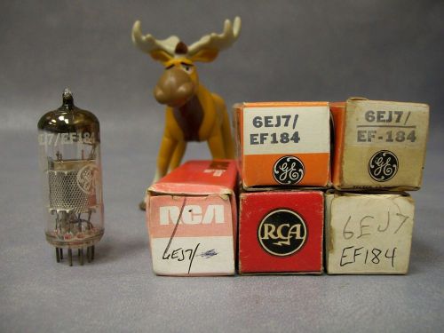 6EJ7 / EF184 Vacuum Tubes   Lot of 5  GE / RCA