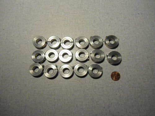 CLIMAX 2C-050-S SHAFT COLLAR STAINLESS STEEL 1/2&#034; ID , 1 1/8 OD  Lot of 17