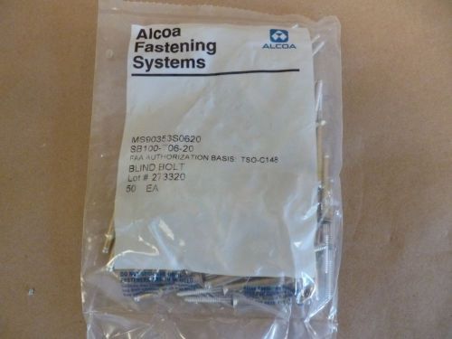 Ms90353s0620 , 0.197 dia. shank x 1-1/4&#034; grip alcoa aircraft blind rivets 50pcs for sale