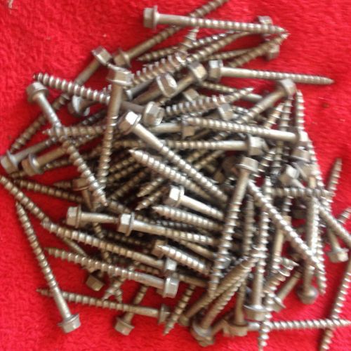 (Lot of 100) Hilti KWIK-CON Torx HWH 433031 3/16&#034; x 2 1/4&#034; Masonry Screws