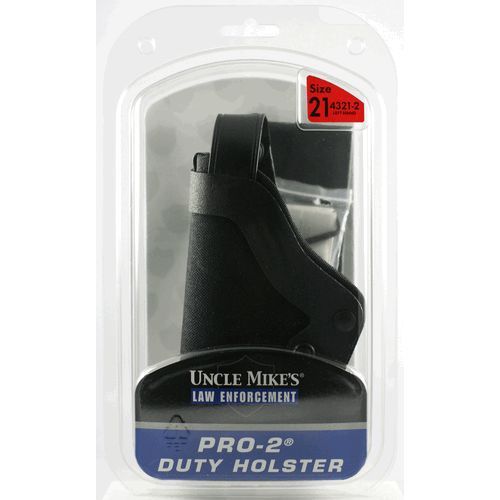 Uncle Mike&#039;s 4321-2 Pro-2 Holster Kodra Black Jacket Slot Size 21 LH Clam