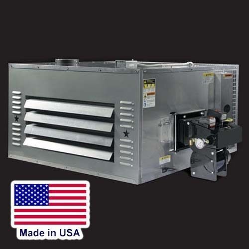 Waste oil heater, 80 gal tank &amp; chimney kit - 150,000 btu - 120 volts - pt9963b for sale