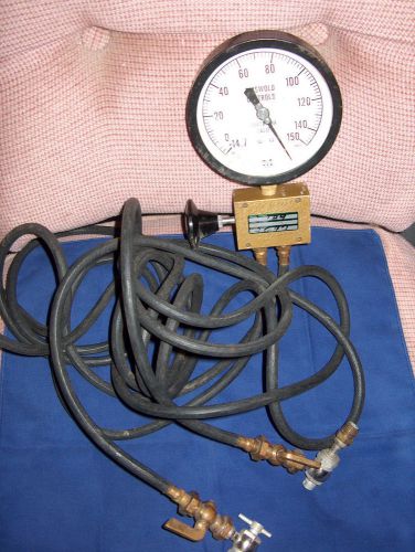 GRISWOLD &#034;CONTROL&#034; FLOW LEAK TEST KIT. USED SANTA ANNA CALIF. GOOD SHAPE