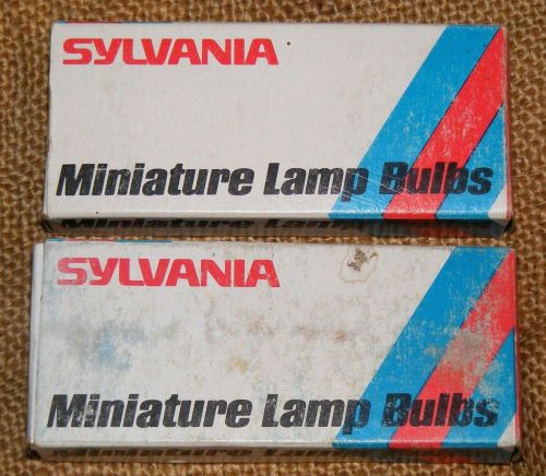 NOS SYLVANIA NO. 1891 MINATURE LAMP BULBS (TWO BOXES 16 BULBS)