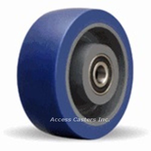 W-520-spb-1/2 5&#034; x 2&#034; poly-soft polyurethane on cast iron wheel, 840 lb capacity for sale