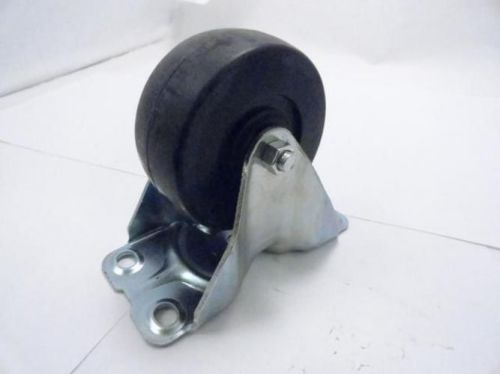 91836 old-stock,  1ukr8 rigid caster wheel, 4&#034; 200 lb rubber for sale