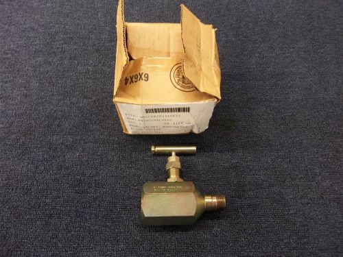 Anderson greenwood pressure flow needle shut off valve 6000 psi 200 deg 3/4 new for sale