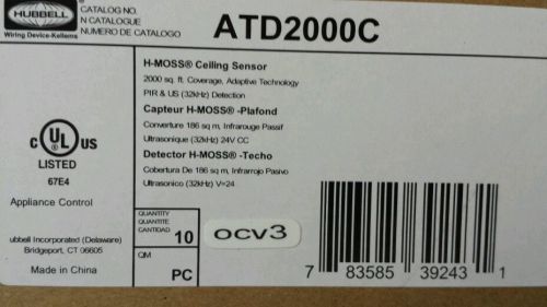 HUBBELL ATD2000C H-MOSS ADAPTIVE TECHNOLOGY CEILING SENSORS